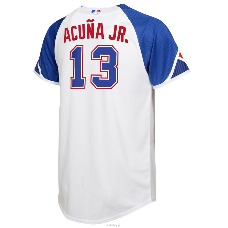 atlanta odważny ronald acuna jr. biała replika koszulki gracza nike 2023 city connect przedszkole 0J02V649 MLB Jerseys