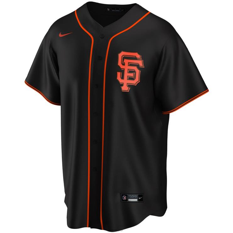 czarna replika koszulki drużyny san francisco gigants nike młodzież 0J02V601 MLB Jerseys