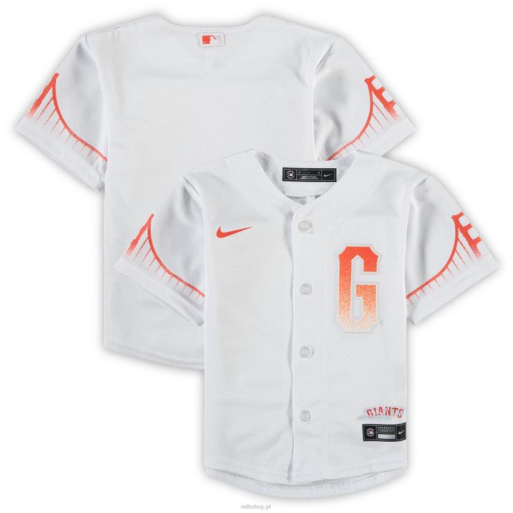 replika koszulki drużyny Nike White City Connect maluch 0J02V1519 MLB Jerseys