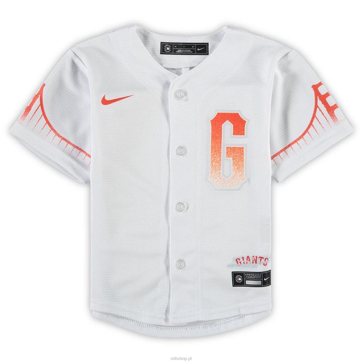 replika koszulki drużyny Nike White City Connect maluch 0J02V1519 MLB Jerseys