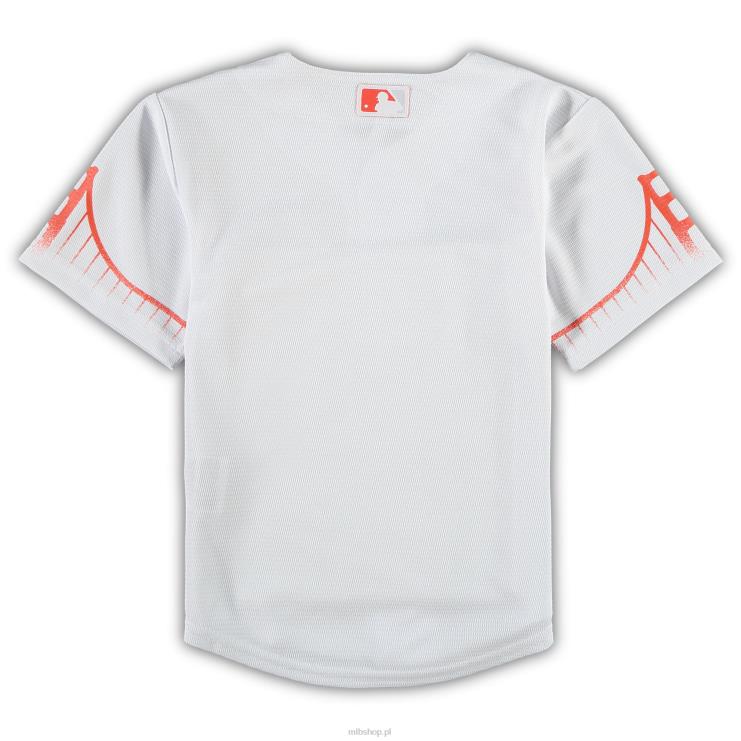 replika koszulki drużyny san francisco gigantów nike white city connect przedszkole 0J02V1575 MLB Jerseys