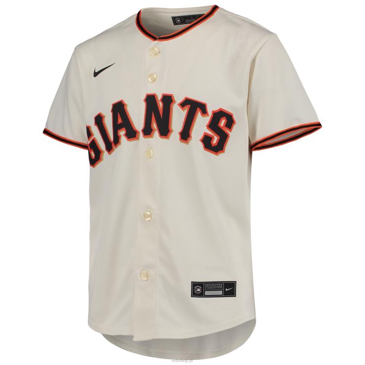 san francisco giganci mike yastrzemski nike kremowa replika domowej koszulki gracza młodzież 0J02V740 MLB Jerseys