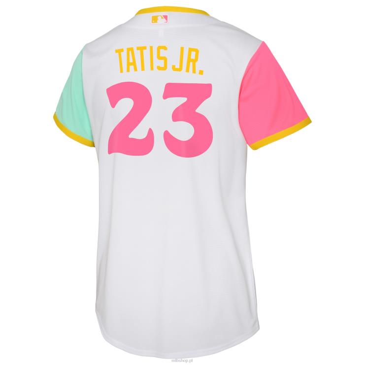 San Diego Padres Fernando Tatis Jr. biała replika koszulki gracza nike city connect 2022 maluch 0J02V1191 MLB Jerseys