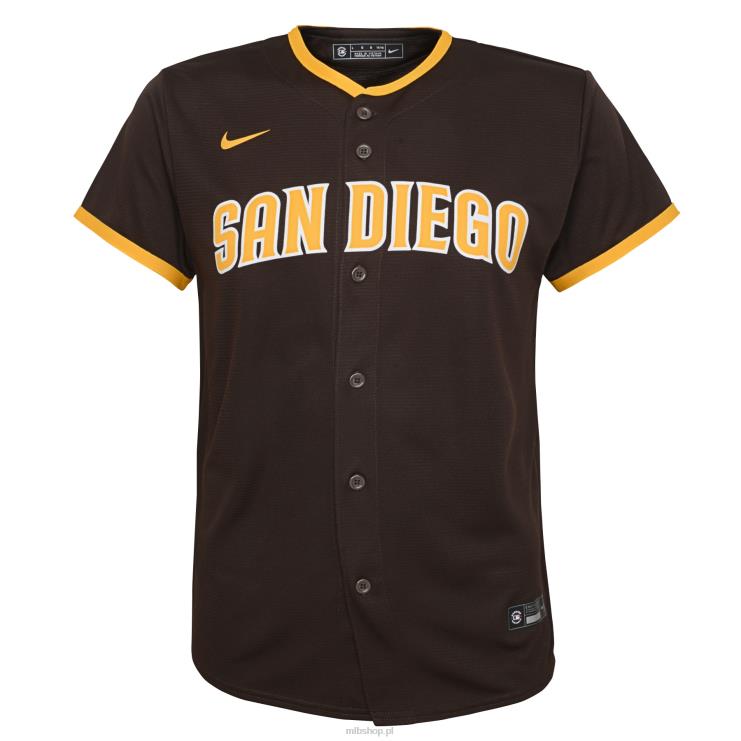 San Diego Padres Fernando Tatis Jr. brązowa replika koszulki gracza Nike Road młodzież 0J02V10 MLB Jerseys