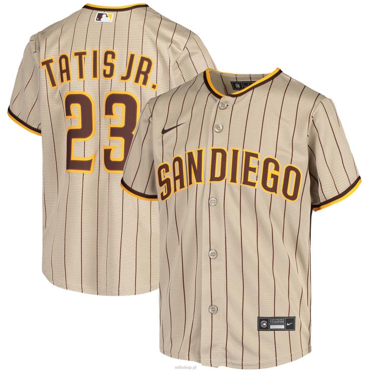 San Diego Padres Fernando Tatis Jr. nike piaskowo-brązowa replika alternatywnej koszulki gracza młodzież 0J02V9 MLB Jerseys