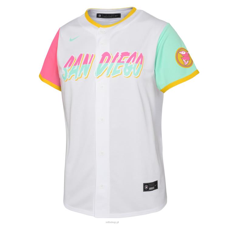 biała replika koszulki san diego padres nike 2022 city connect Dziecko 0J02V1482 MLB Jerseys