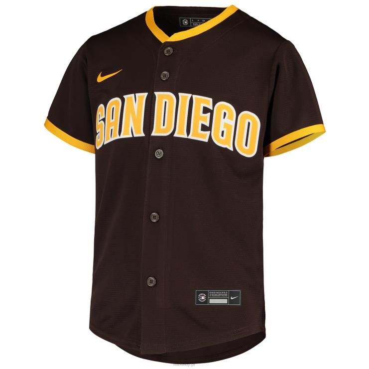 san diego padres nike brązowa replika koszulki drużyny szosowej młodzież 0J02V495 MLB Jerseys