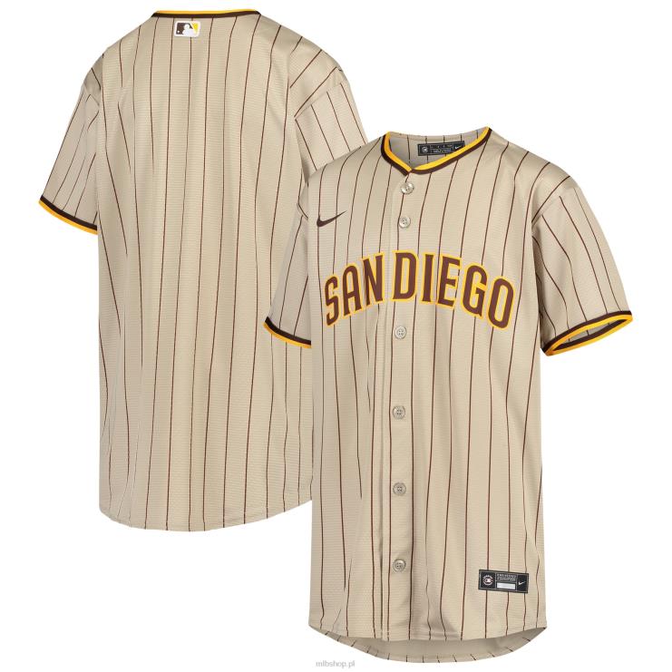 san diego padres nike piaskowo-brązowa replika alternatywnej koszulki drużyny młodzież 0J02V329 MLB Jerseys