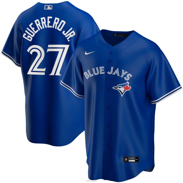 toronto blue jays vladimir guerrero jr. Replika koszulki Nike Royal Alternative Player młodzież 0J02V574 MLB Jerseys