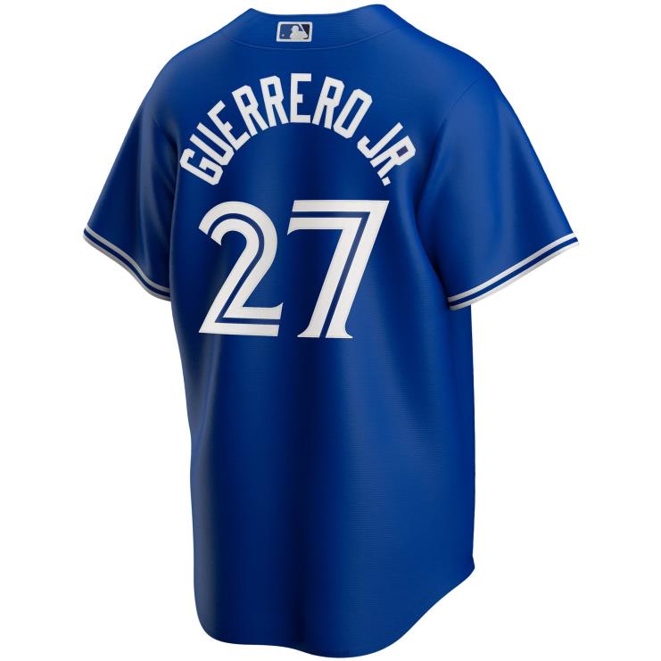 toronto blue jays vladimir guerrero jr. Replika koszulki Nike Royal Alternative Player młodzież 0J02V574 MLB Jerseys