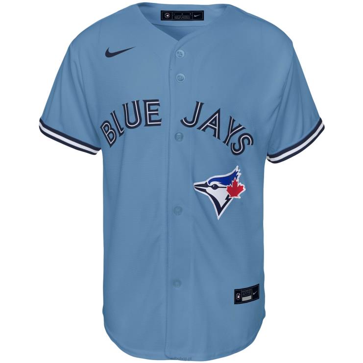 toronto blue jays vladimir guerrero jr. nike pudrowo niebieska replika alternatywnej koszulki gracza młodzież 0J02V573 MLB Jerseys