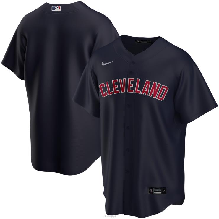 granatowa replika alternatywnej koszulki drużyny Nike Cleveland Indians młodzież 0J02V1311 MLB Jerseys
