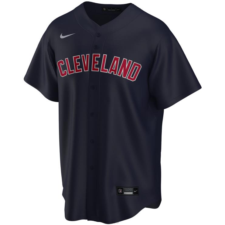 granatowa replika alternatywnej koszulki drużyny Nike Cleveland Indians młodzież 0J02V1311 MLB Jerseys
