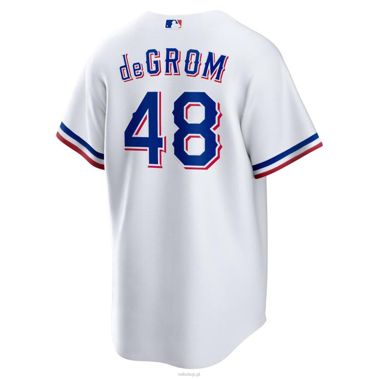 texas rangers jacob degrom nike biała replika domowej koszulki gracza młodzież 0J02V648 MLB Jerseys