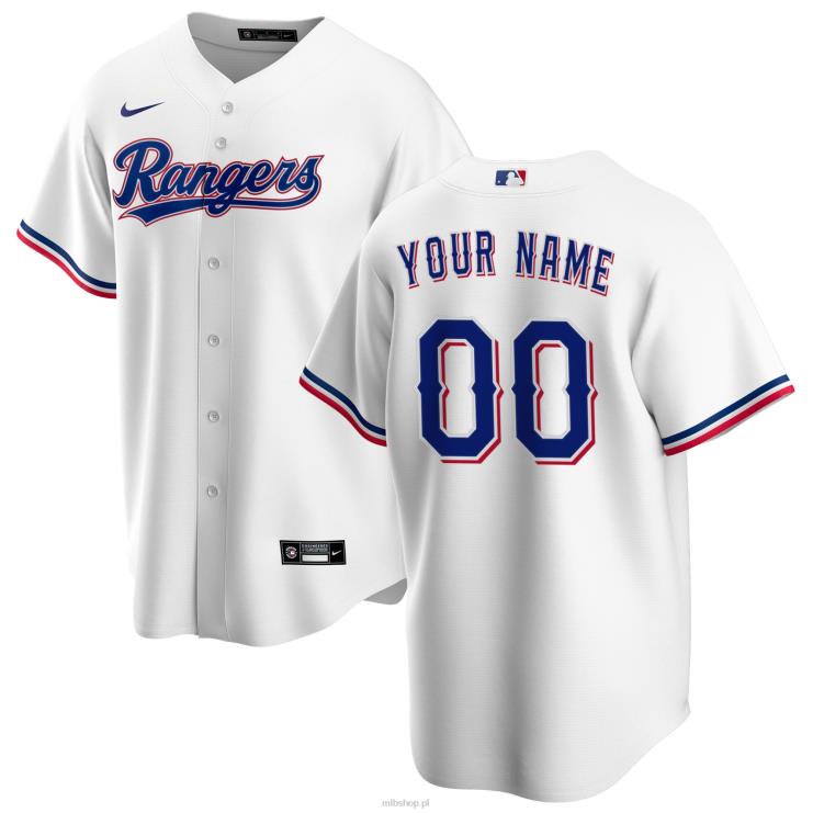 texas rangers nike biała replika domowej koszulki niestandardowej młodzież 0J02V1045 MLB Jerseys
