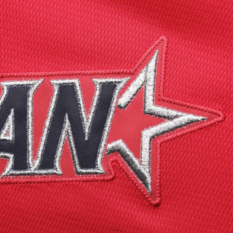 majestatyczna czerwono-granatowa koszulka ligi amerykańskiej 2019 All-Star Game Training Team młodzież 0J02V1536 MLB Jerseys