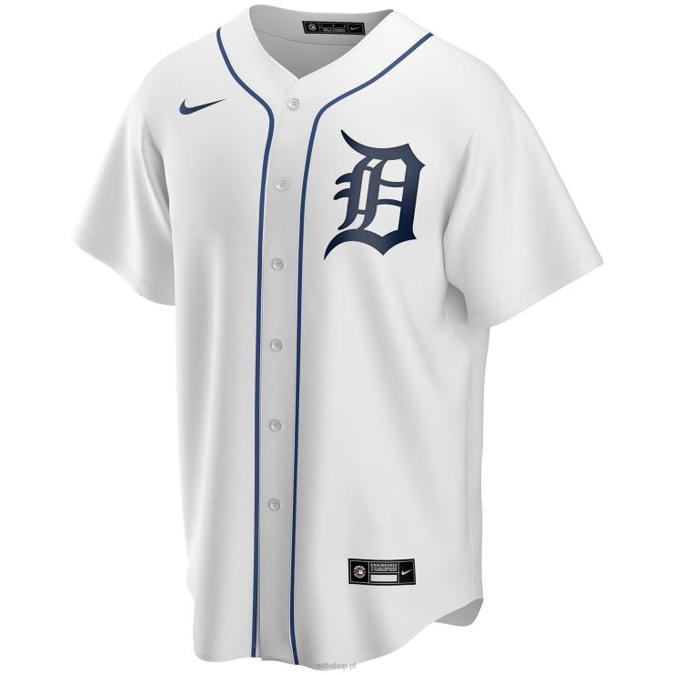 biała replika domowej koszulki nike detroit tigers nike młodzież 0J02V1099 MLB Jerseys