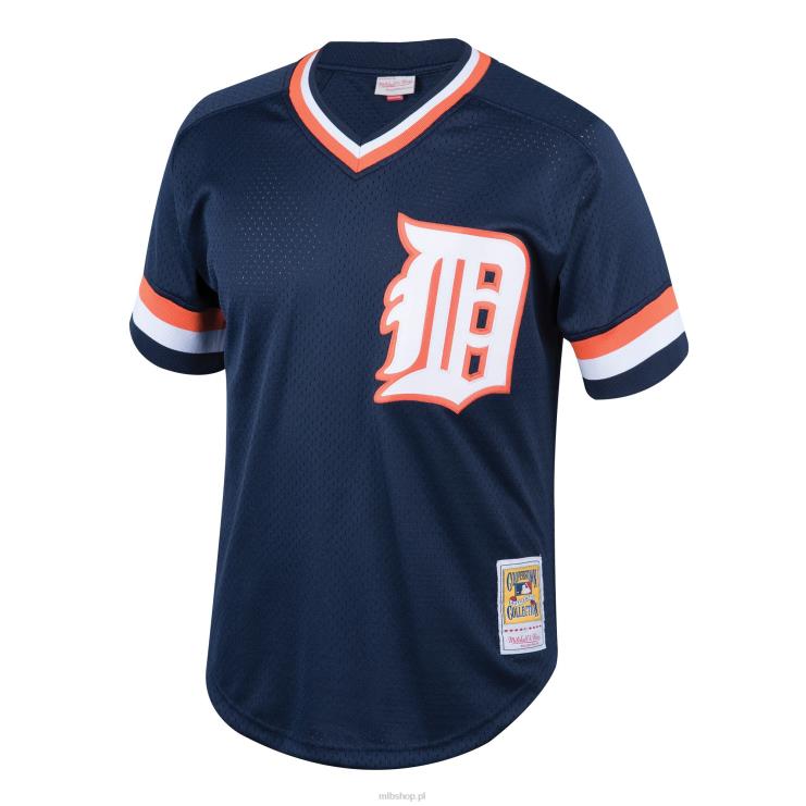 detroit tigers kirk gibson mitchell & ness navy cooperstown kolekcja siatkowa koszulka treningowa mrugnięcia młodzież 0J02V1509 MLB Jerseys