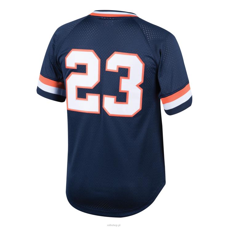 detroit tigers kirk gibson mitchell & ness navy cooperstown kolekcja siatkowa koszulka treningowa mrugnięcia młodzież 0J02V1509 MLB Jerseys