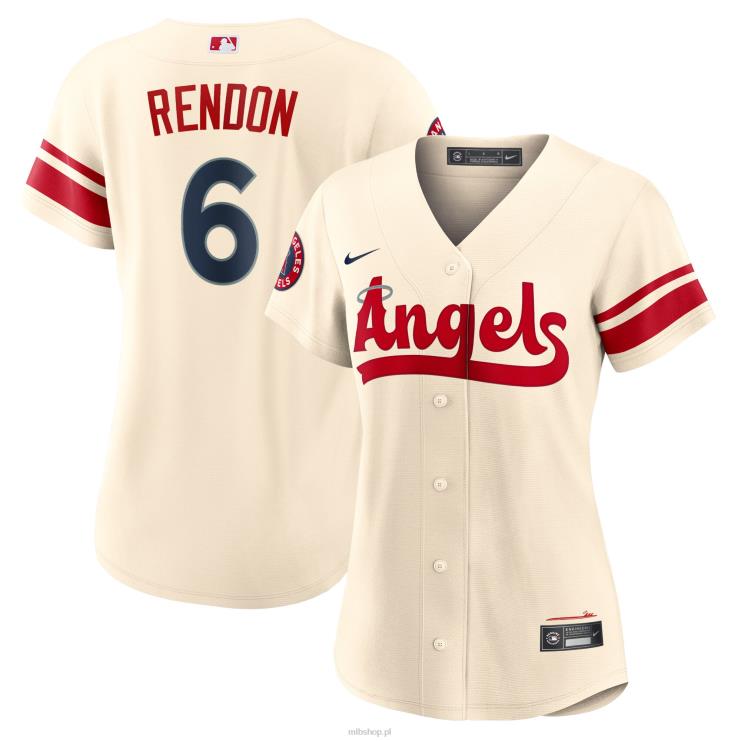 Los Angeles Angels Anthony Rendon Nike Kremowa replika koszulki gracza 2022 City Connect kobiety 0J02V1198 MLB Jerseys