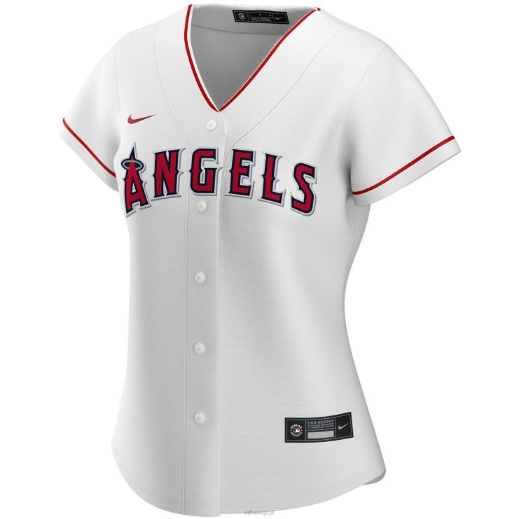 Los Angeles Angels Nike Biała replika domowej koszulki na zamówienie kobiety 0J02V720 MLB Jerseys