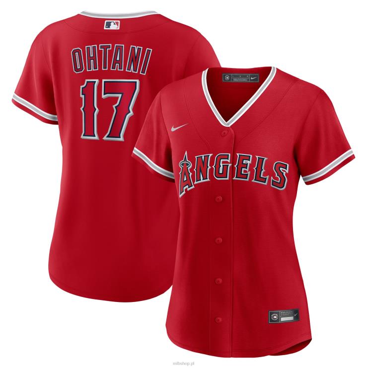 Los Angeles Angels Shohei Ohtani Nike Czerwona replika koszulki gracza kobiety 0J02V245 MLB Jerseys