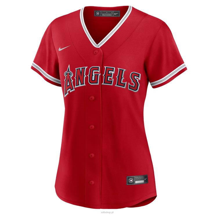 Los Angeles Angels Shohei Ohtani Nike Czerwona replika koszulki gracza kobiety 0J02V245 MLB Jerseys