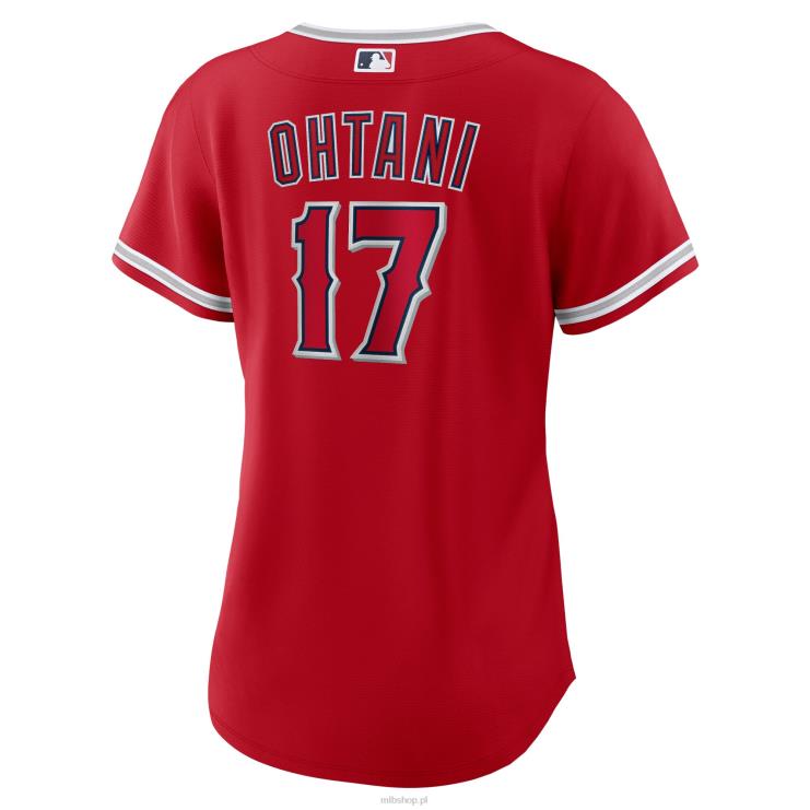 Los Angeles Angels Shohei Ohtani Nike Czerwona replika koszulki gracza kobiety 0J02V245 MLB Jerseys