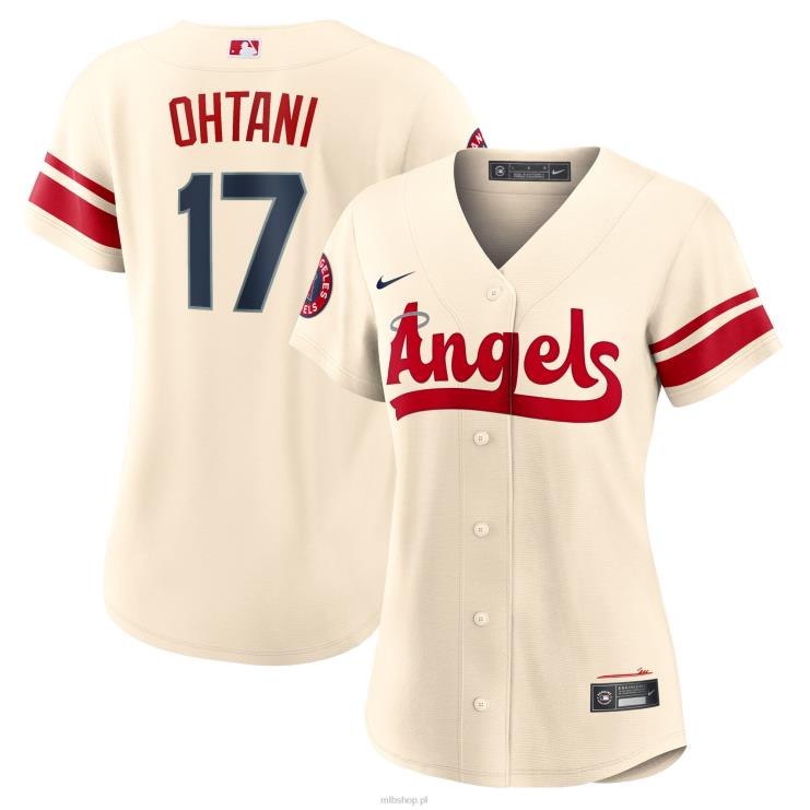 Los Angeles Angels Shohei Ohtani Nike kremowa replika koszulki gracza 2022 City Connect kobiety 0J02V93 MLB Jerseys
