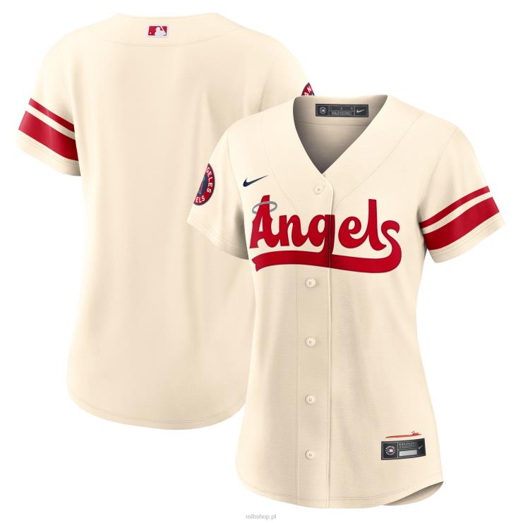 replika koszulki drużyny Nike Los Angeles Angels 2022 City Connect kobiety 0J02V380 MLB Jerseys