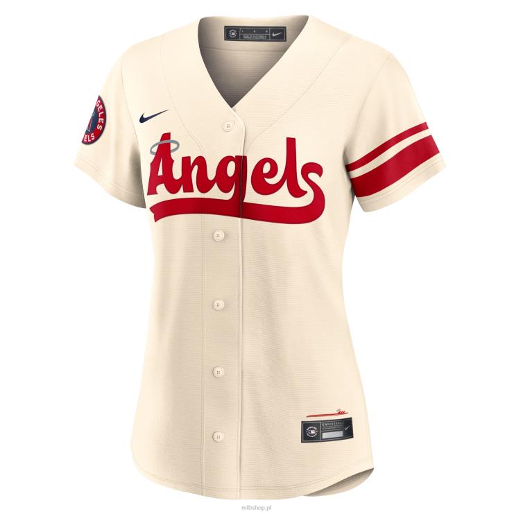 replika koszulki drużyny Nike Los Angeles Angels 2022 City Connect kobiety 0J02V380 MLB Jerseys