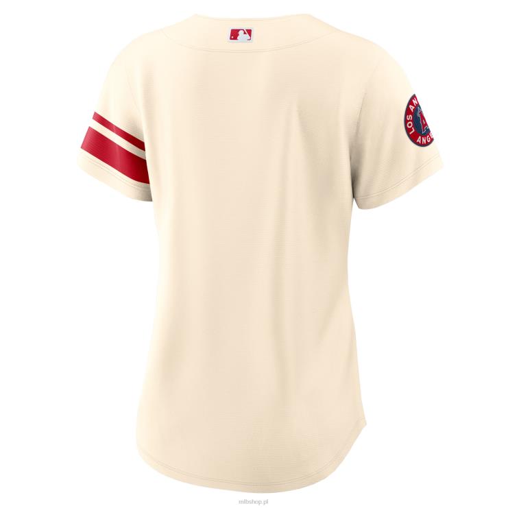 replika koszulki drużyny Nike Los Angeles Angels 2022 City Connect kobiety 0J02V380 MLB Jerseys