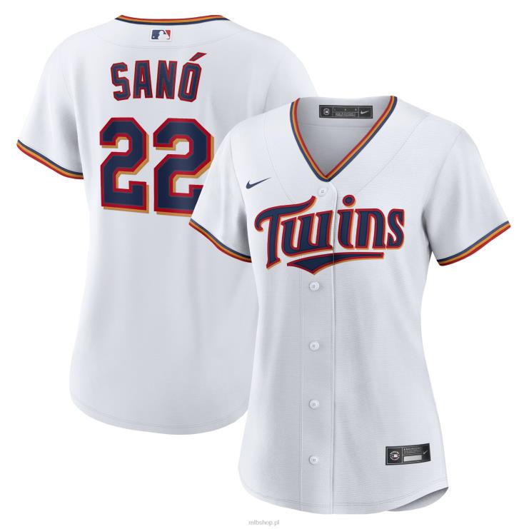 Biała domowa replika koszulki gracza Minnesota Twins Miguel Sano Nike kobiety 0J02V1558 MLB Jerseys