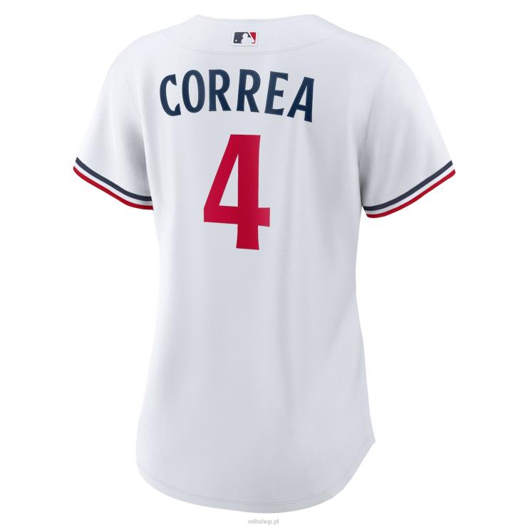 biała replika domowej koszulki gracza Minnesota Twins Carlos Correa Nike kobiety 0J02V945 MLB Jerseys
