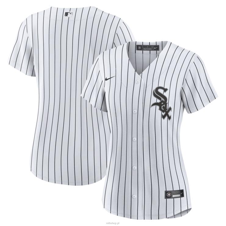 biała domowa replika pustej koszulki nike chicago white sox kobiety 0J02V621 MLB Jerseys