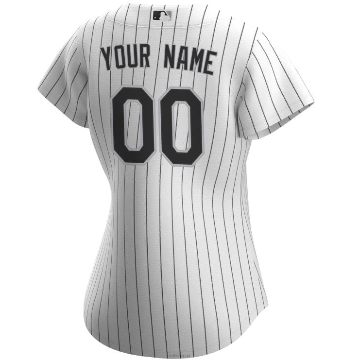 biała replika domowej koszulki nike chicago white sox na zamówienie kobiety 0J02V970 MLB Jerseys