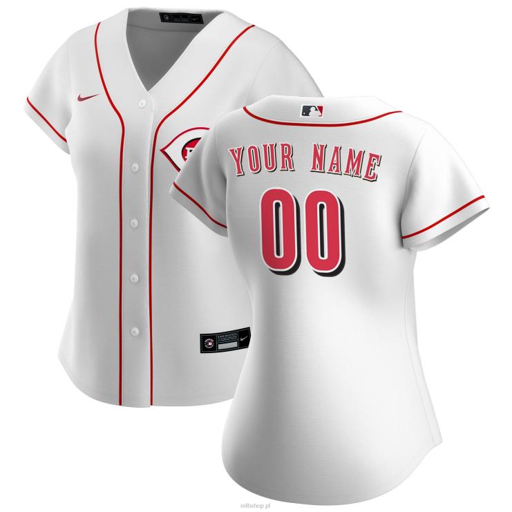 biała replika domowej koszulki cincinnati reds nike kobiety 0J02V888 MLB Jerseys