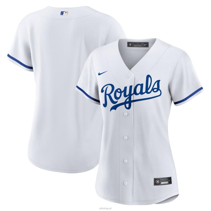 Biała replika koszulki Kansas City Royals Nike Home Blank kobiety 0J02V1453 MLB Jerseys