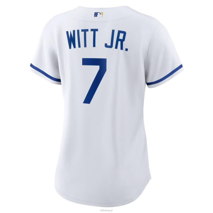 Kansas City Royals Bobby Witt Jr. biała replika domowej koszulki gracza nike kobiety 0J02V1414 MLB Jerseys