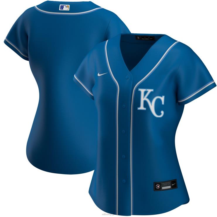 Replika koszulki zespołu Kansas City Royals Nike Royal Alternative kobiety 0J02V1452 MLB Jerseys