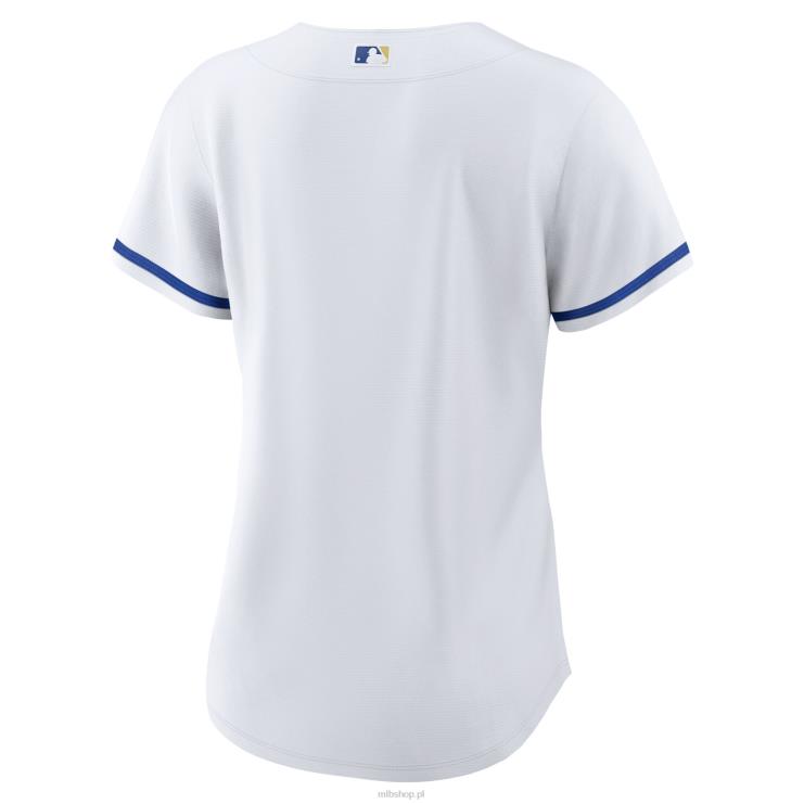 biała koszulka Kansas City Royals Nike z repliką logo drużyny domowej kobiety 0J02V927 MLB Jerseys