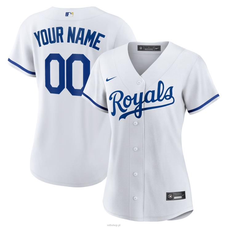 biała replika niestandardowej koszulki nike kansas city royals kobiety 0J02V1415 MLB Jerseys