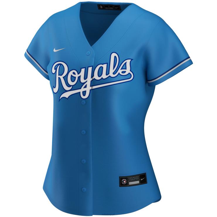 jasnoniebieska replika koszulki drużyny Kansas City Royals Nike kobiety 0J02V1305 MLB Jerseys