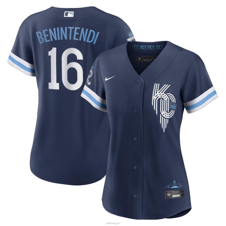kansas city royals andrew benintendi nike granatowa 2022 city connect replika koszulki gracza kobiety 0J02V1261 MLB Jerseys