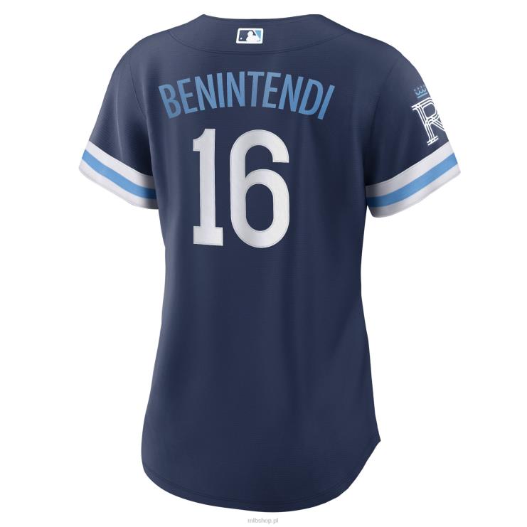 kansas city royals andrew benintendi nike granatowa 2022 city connect replika koszulki gracza kobiety 0J02V1261 MLB Jerseys