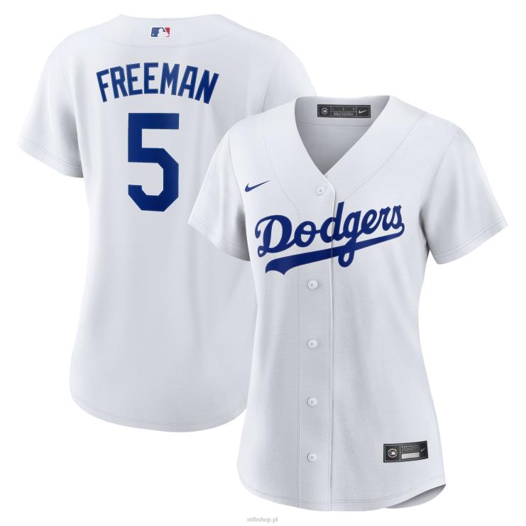 Biała replika koszulki gracza Nike Dodgers Freddie Freeman Nike kobiety 0J02V234 MLB Jerseys