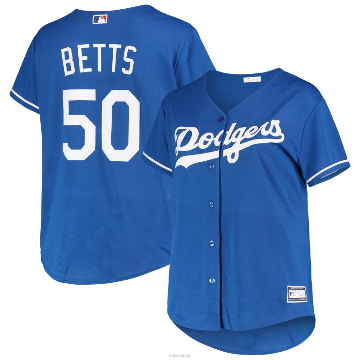 Los Angeles Dodgers Mookie Betts Royal replika koszulki gracza w dużych rozmiarach kobiety 0J02V901 MLB Jerseys