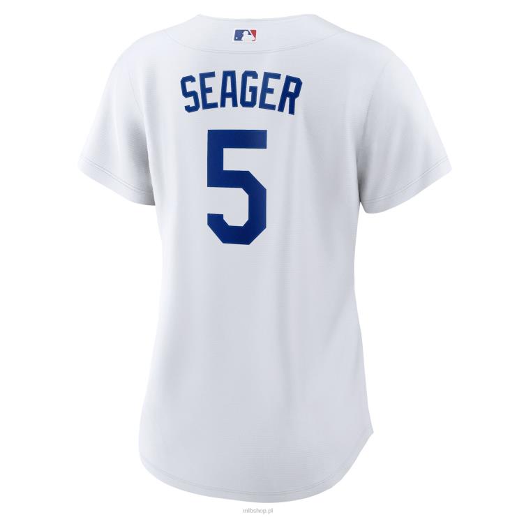 biała domowa replika koszulki gracza Los Angeles Dodgers Corey Seager Nike kobiety 0J02V916 MLB Jerseys