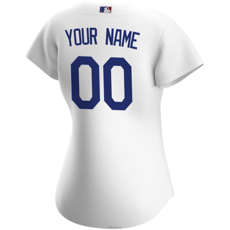 los angeles dodgers nike biała replika domowej koszulki na zamówienie kobiety 0J02V86 MLB Jerseys