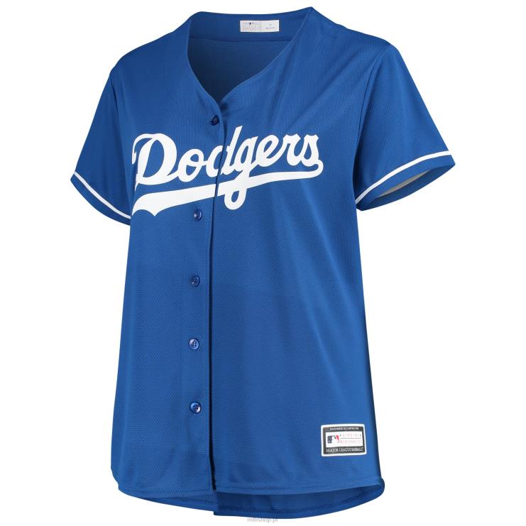 replika koszulki gracza Los Angeles Dodgers Clayton Kershaw Royal w dużych rozmiarach kobiety 0J02V1121 MLB Jerseys
